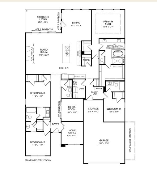 262 Sierra Stream Lane Conroe, TX 77304 - Photo 2 of 6 Preswick Main Level
