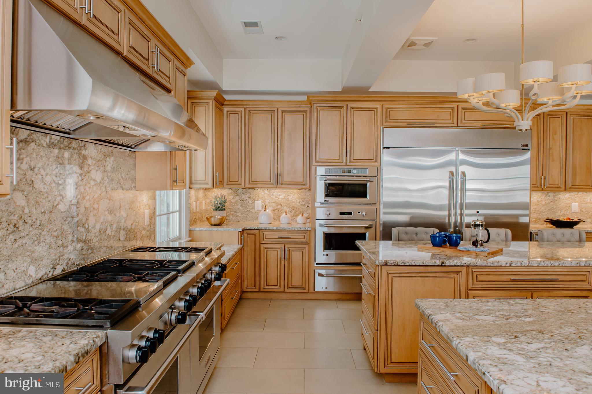 9606 Falls Road Potomac, MD 20854 - Photo 12 of 38 Kitchen with 2 Wolf stoves