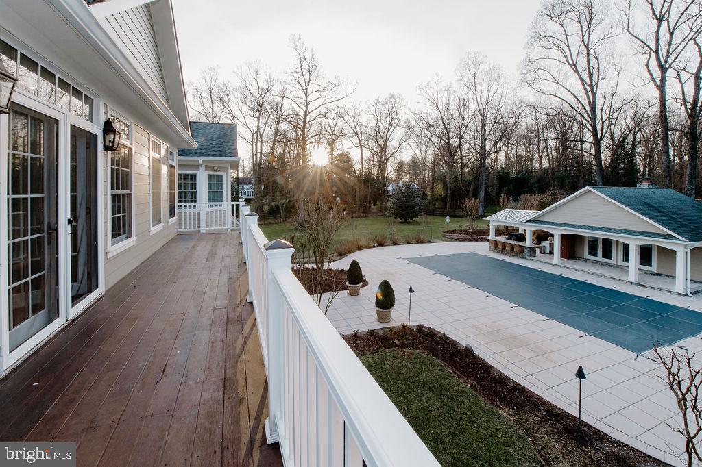 9606 Falls Road Potomac, MD 20854 - Photo 21 of 38 Balcony off upper level office/family room