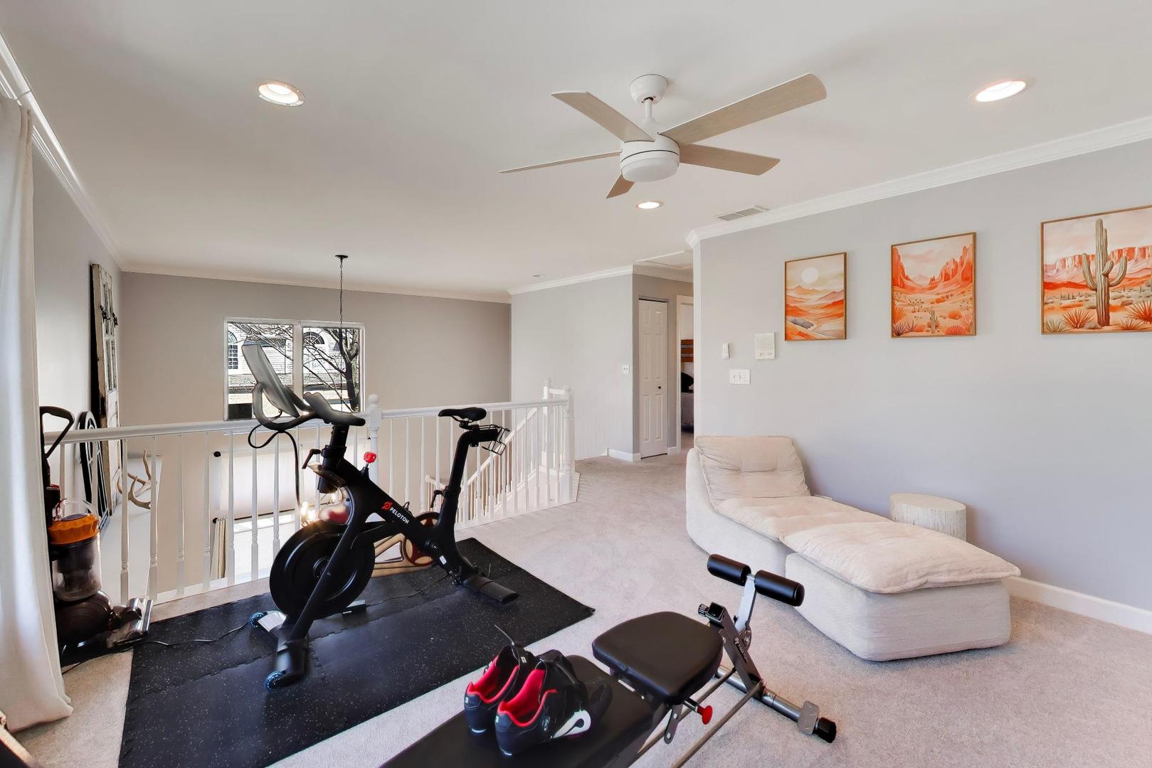 741 Juniper Lane Lake In The Hills, IL 60156 - Photo 19 of 43 a view of a room with gym equipment