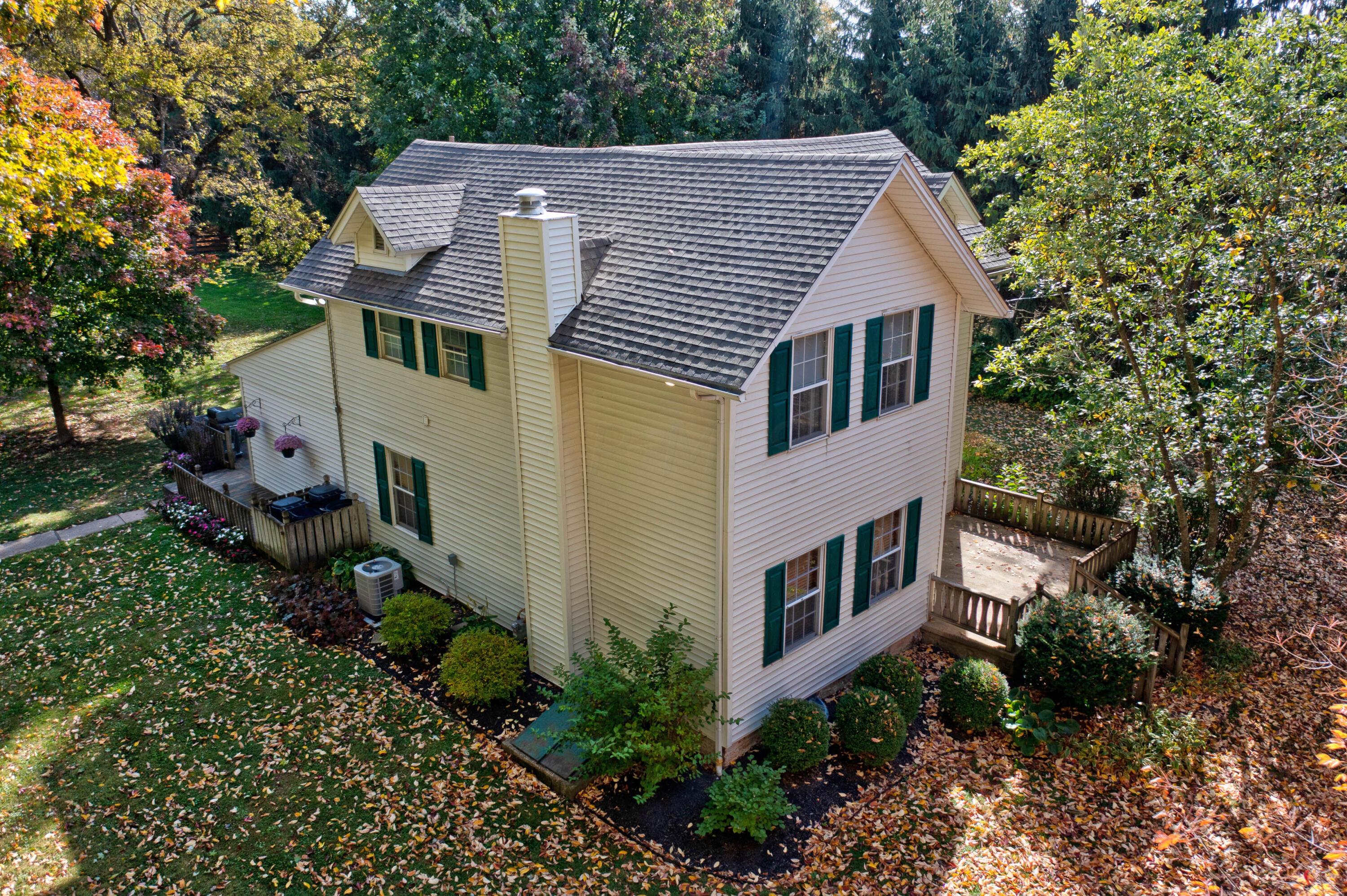 6681 Harlem Road Westerville, OH 43082 - Photo 47 of 78 38. Aerial Side View of Home