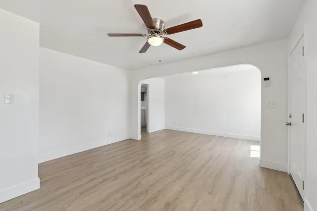 wooden floor in an empty room