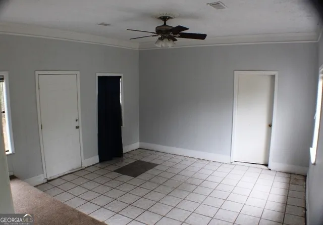 a view of an empty room