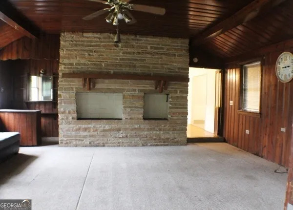 a view of room with window