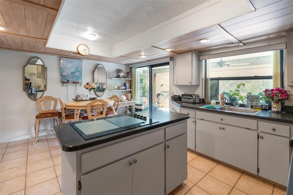 1245 Curlew Road Dunedin, FL 34698 - Photo 13 of 42 a kitchen with sink cabinets and window