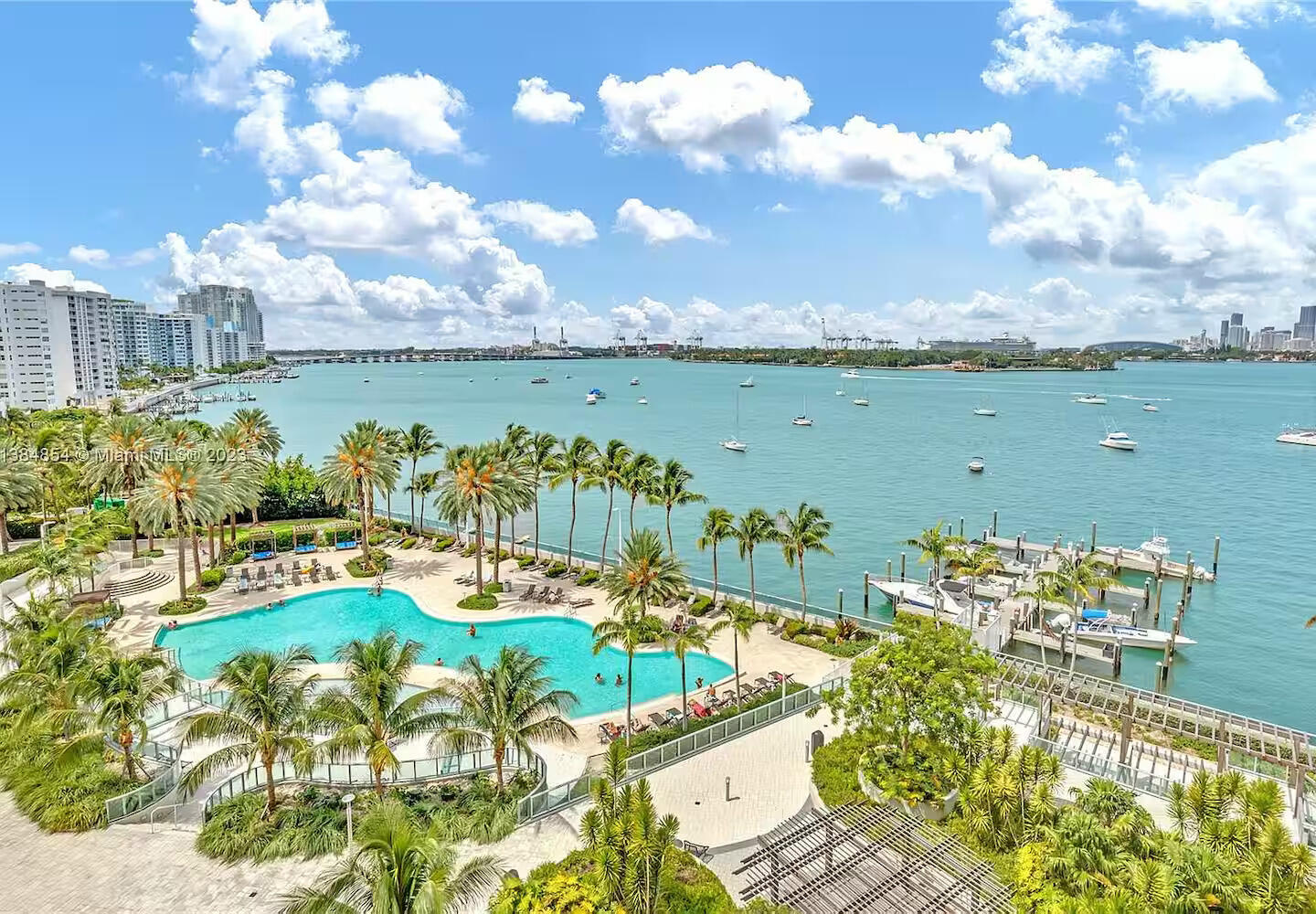 1500 Bay Road, Unit 1244S Miami Beach, FL 33139 - Photo 29 of 48 a view of a city