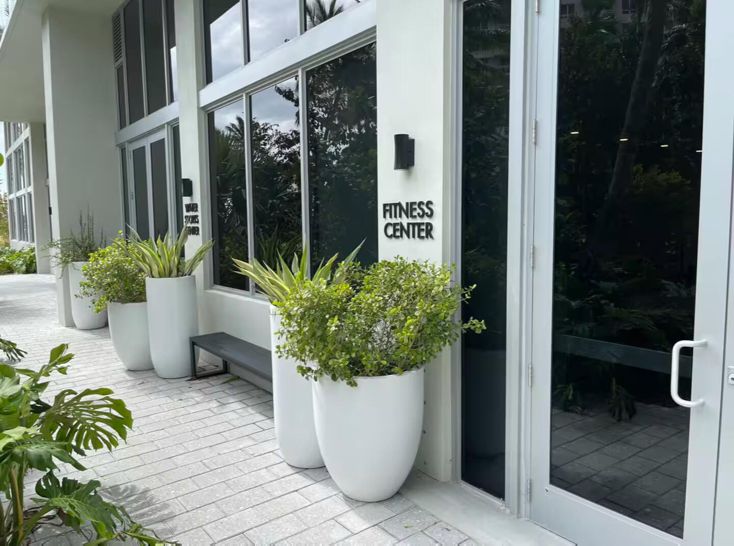 1500 Bay Road, Unit 1244S Miami Beach, FL 33139 - Photo 30 of 48 a view of a potted plant in front of a house