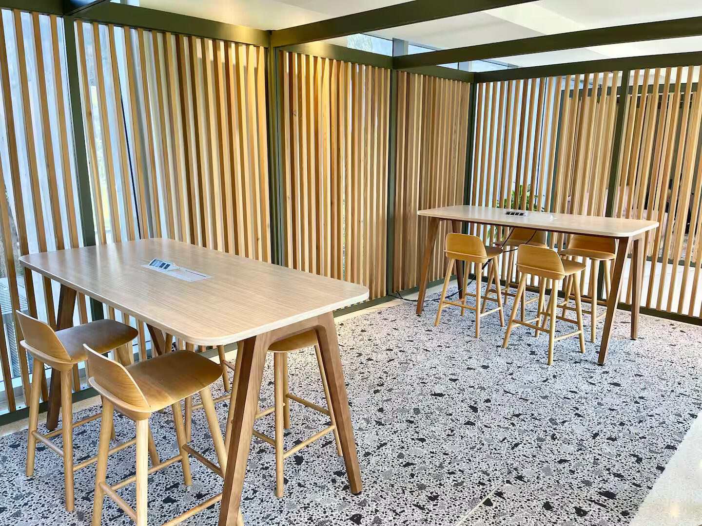 1500 Bay Road, Unit 1244S Miami Beach, FL 33139 - Photo 38 of 48 a view of a chairs and table in the patio