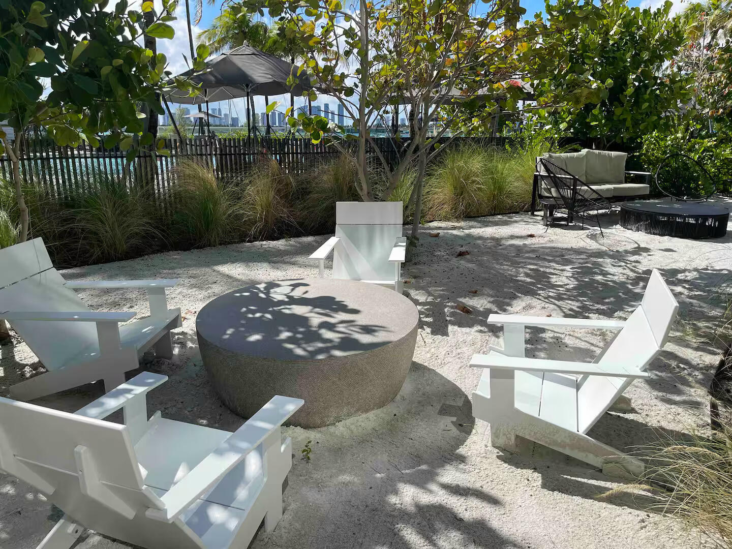 1500 Bay Road, Unit 1244S Miami Beach, FL 33139 - Photo 43 of 48 a view of a lake with a patio