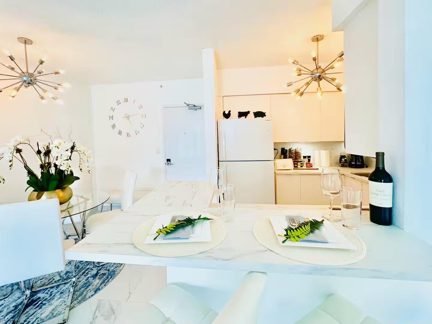 1500 Bay Road, Unit 1244S Miami Beach, FL 33139 - Photo 8 of 48 a view of living room with furniture and flowers