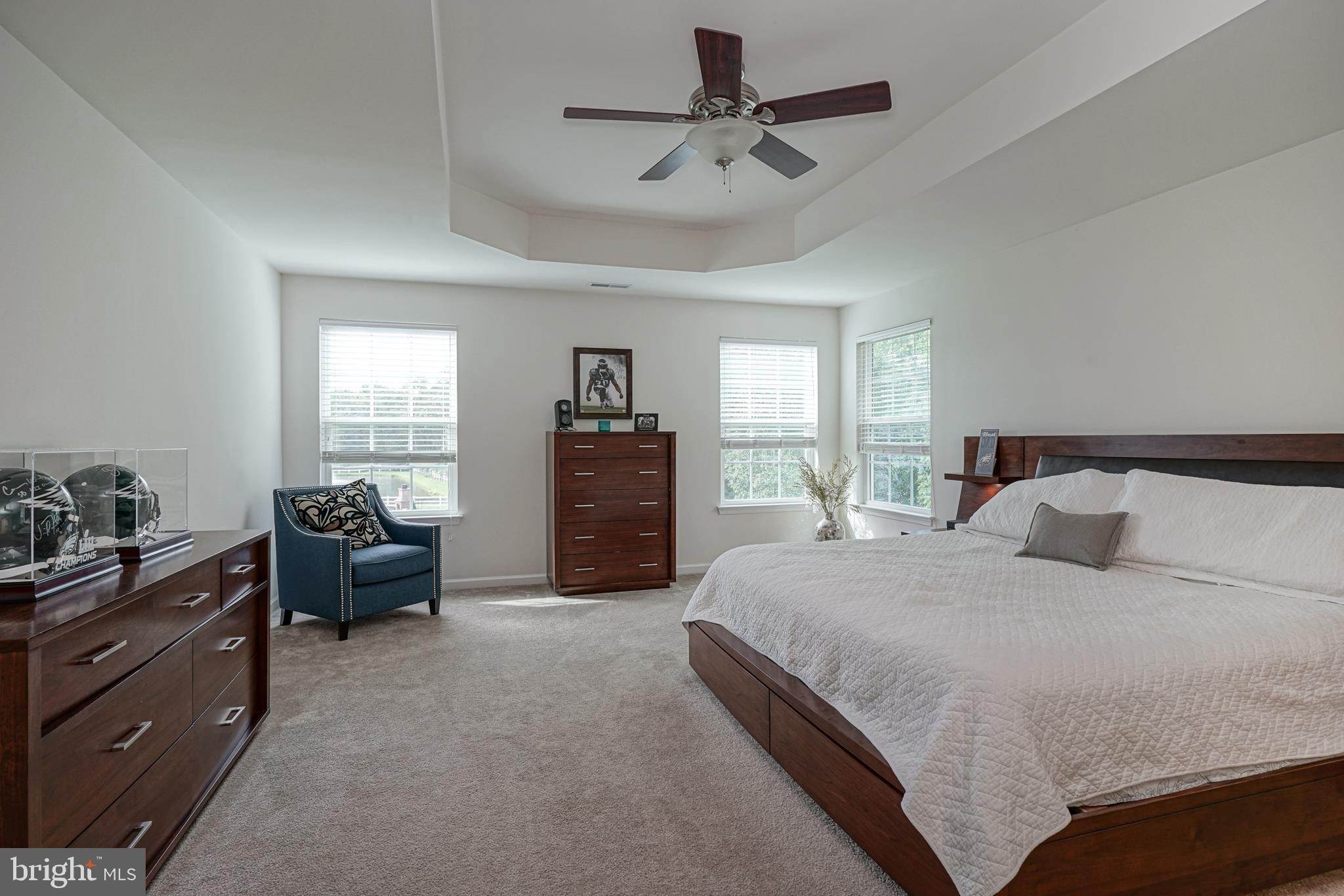 232 Staggerbush Road Williamstown, NJ 08094 - Photo 20 of 51 Master Bedroom w/ Ceiling Fan