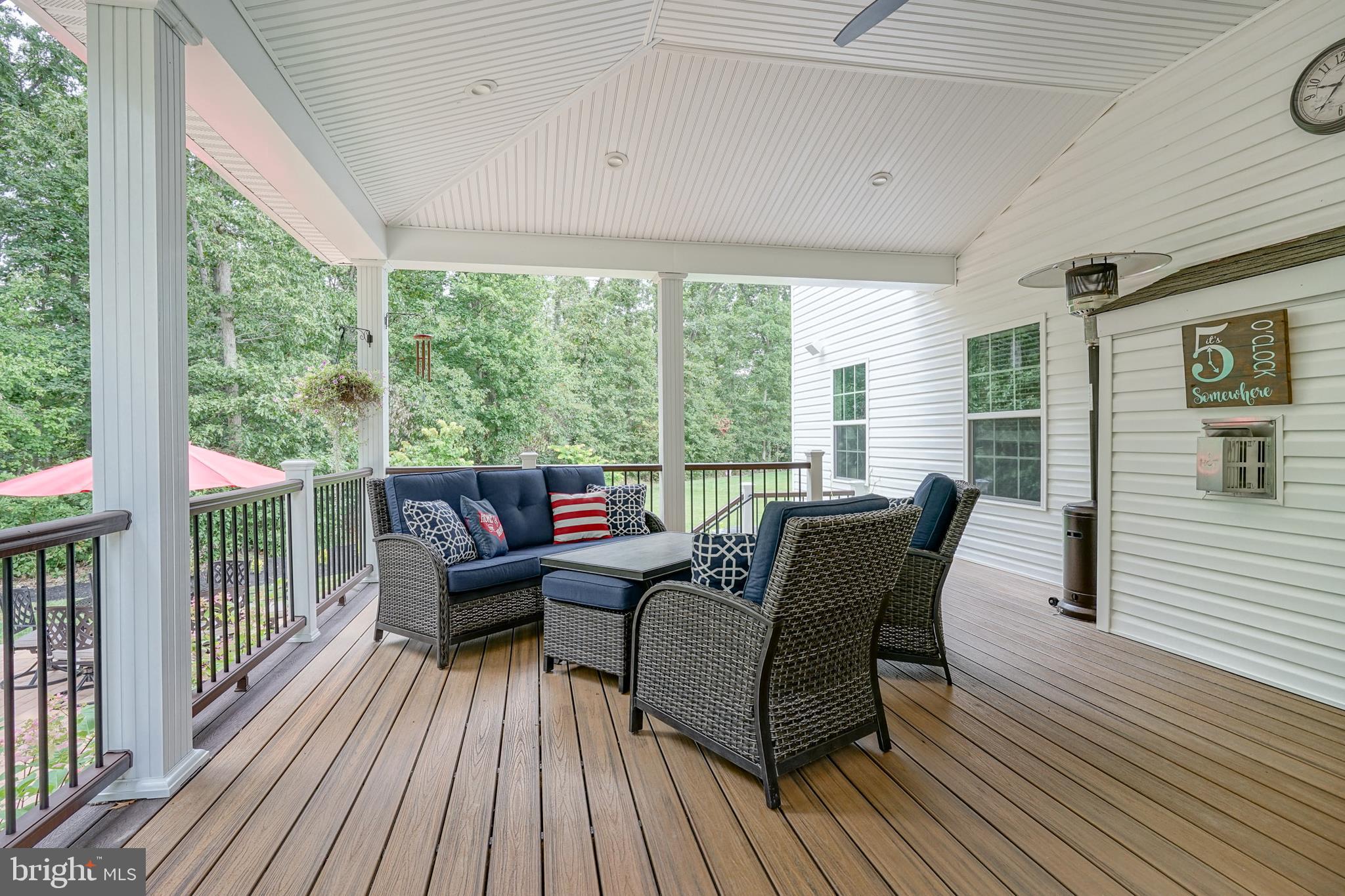 232 Staggerbush Road Williamstown, NJ 08094 - Photo 40 of 51 Back Deck w/ Ceiling Fan