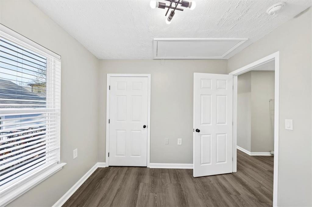 2478 Verbena Circle Northwest Atlanta, GA 30314 - Photo 19 of 42 wooden floor in an empty room