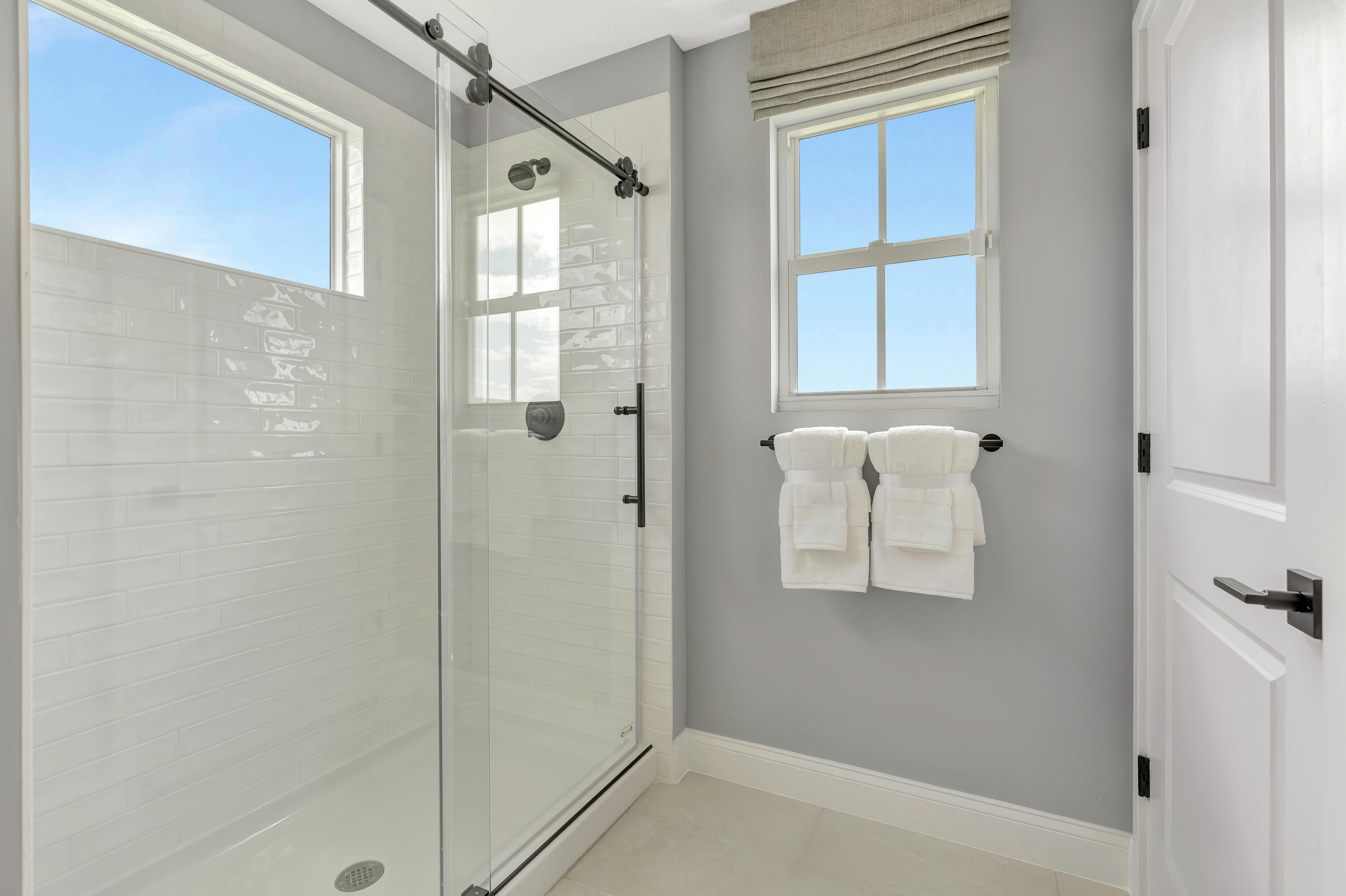 181 Southeast Birch Terrace Stuart, FL 34997 - Photo 21 of 29 Large walk in shower with barn door