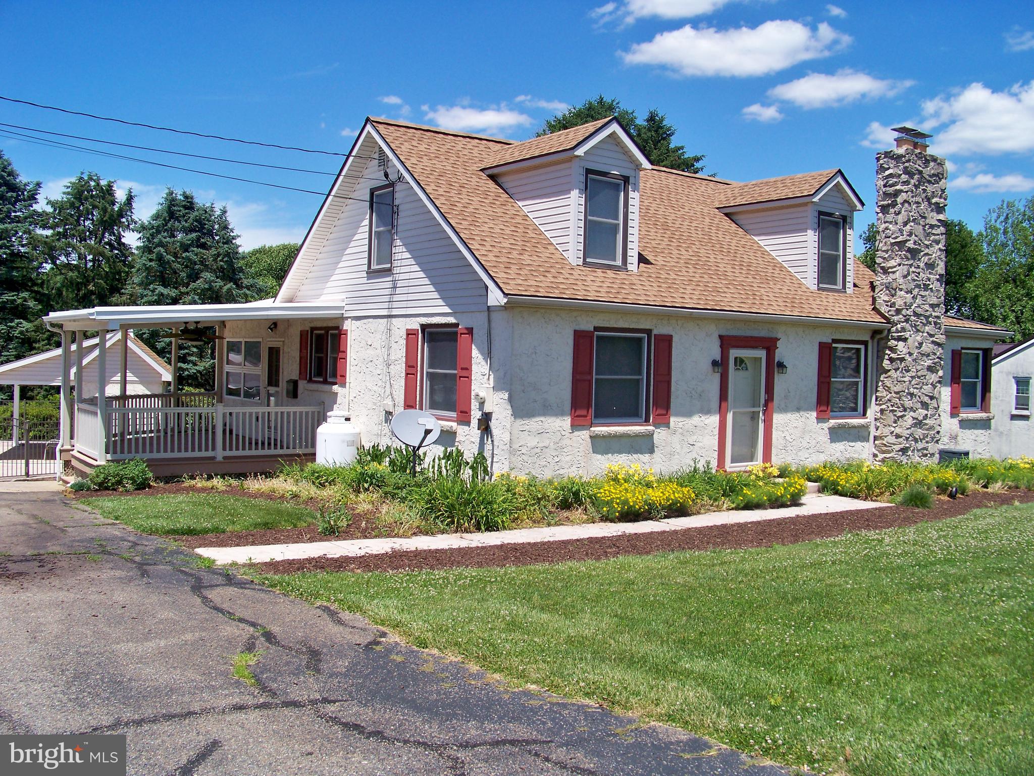 House from road view