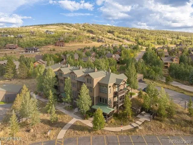 a view of city and mountain