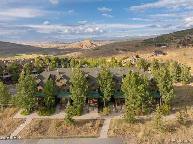 a view of a yard with an outdoor space