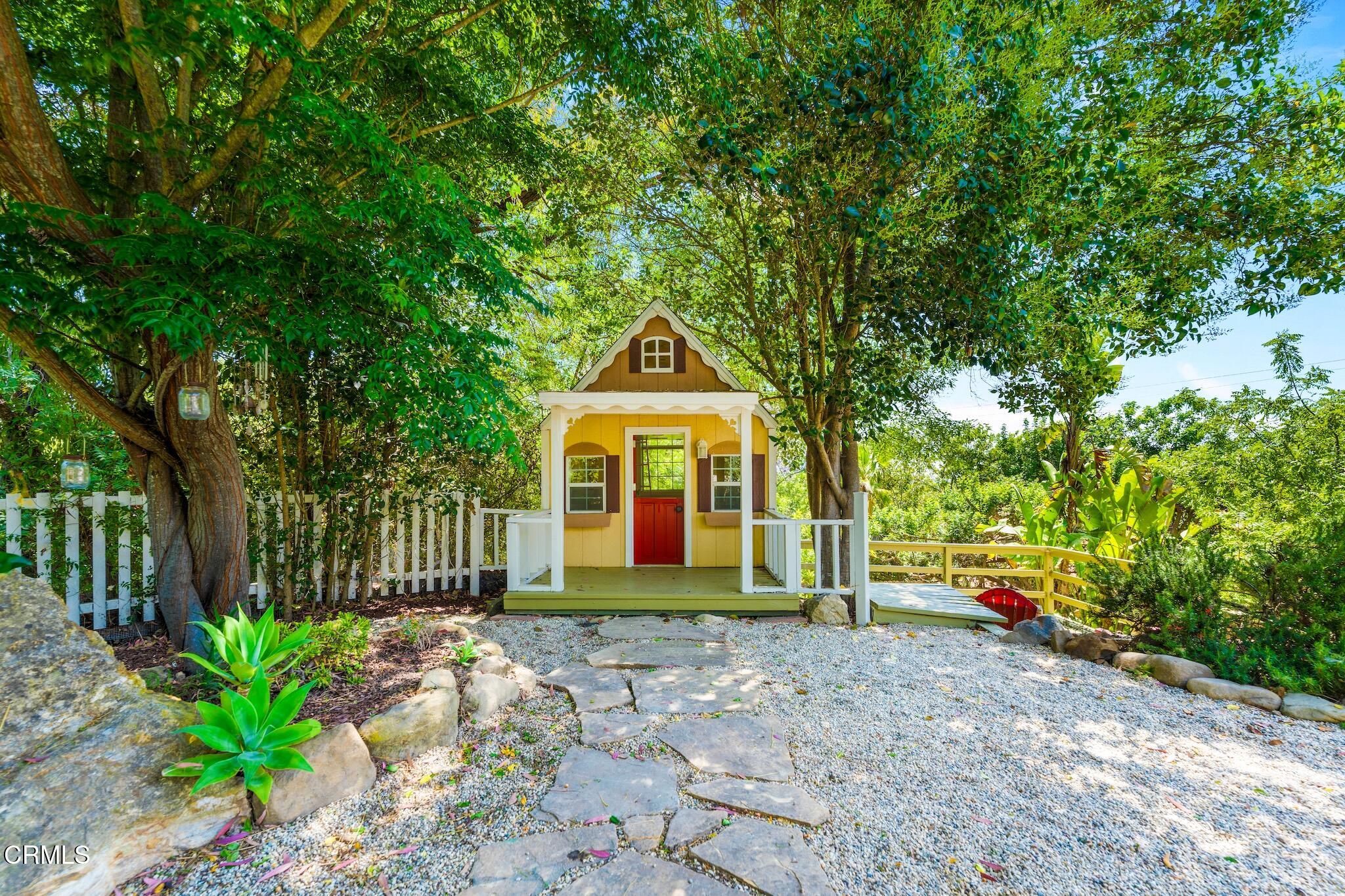 107 Alto Drive Oak View, CA 93022 - Photo 47 of 60 a front view of a house with garden