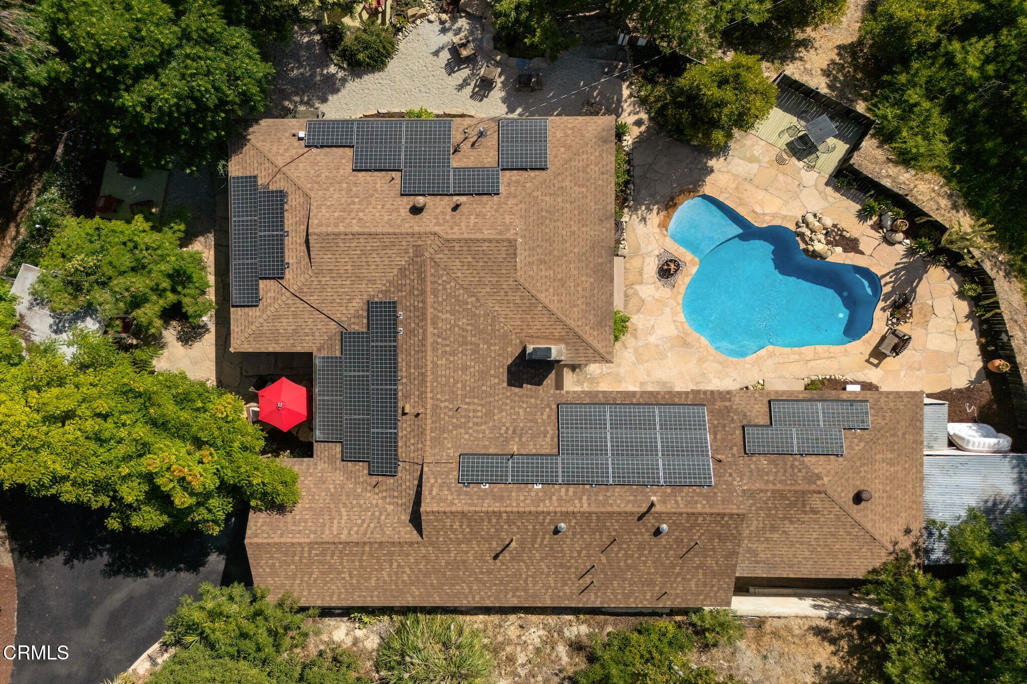 107 Alto Drive Oak View, CA 93022 - Photo 57 of 60 an aerial view of a house