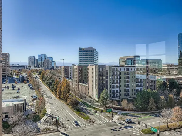 a view of a city that has tall buildings