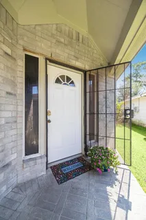 a view of a entryway door front of house