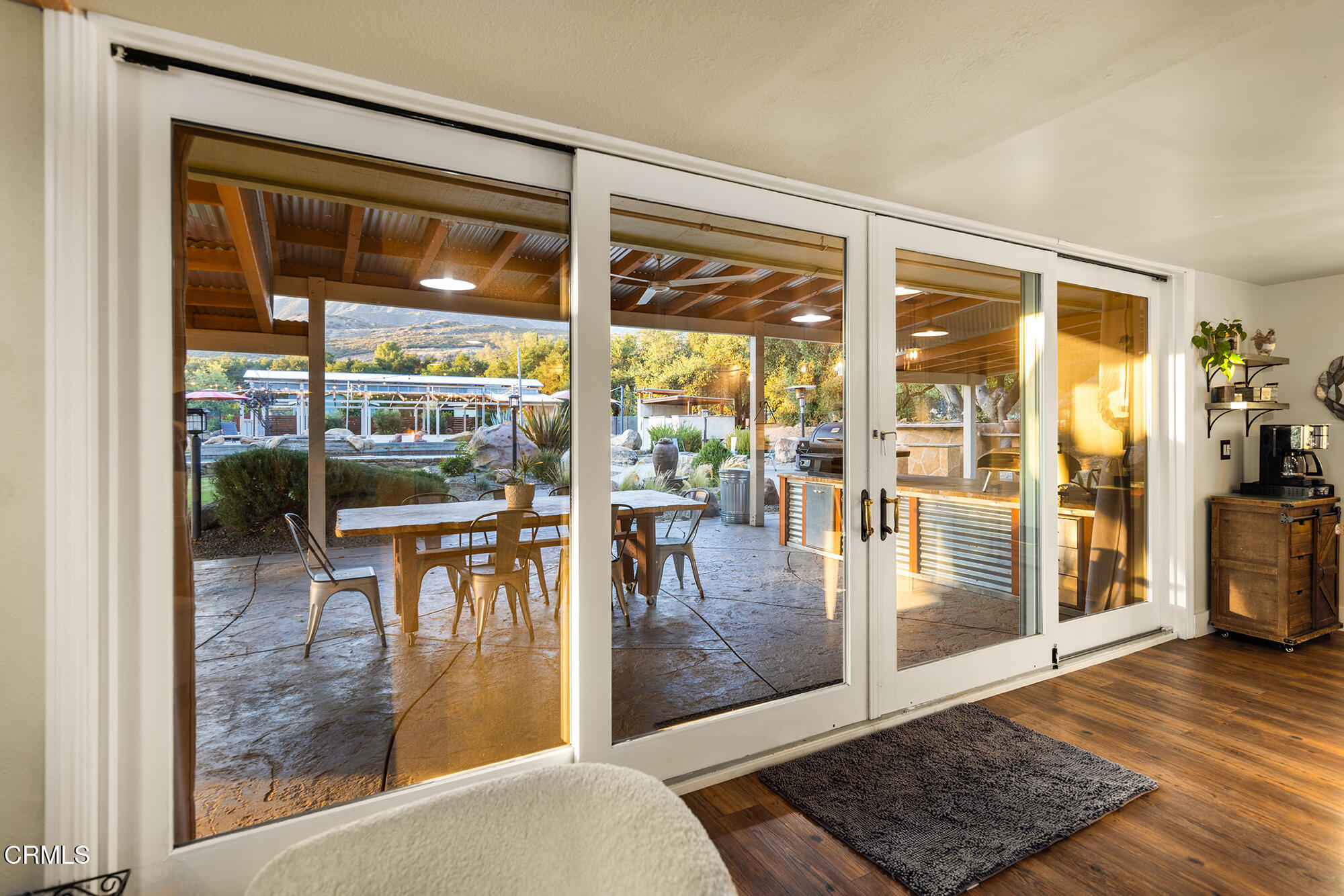 12475 Christmas Tree Road Ojai, CA 93023 - Photo 24 of 50 wooden floor and dining room with furniture