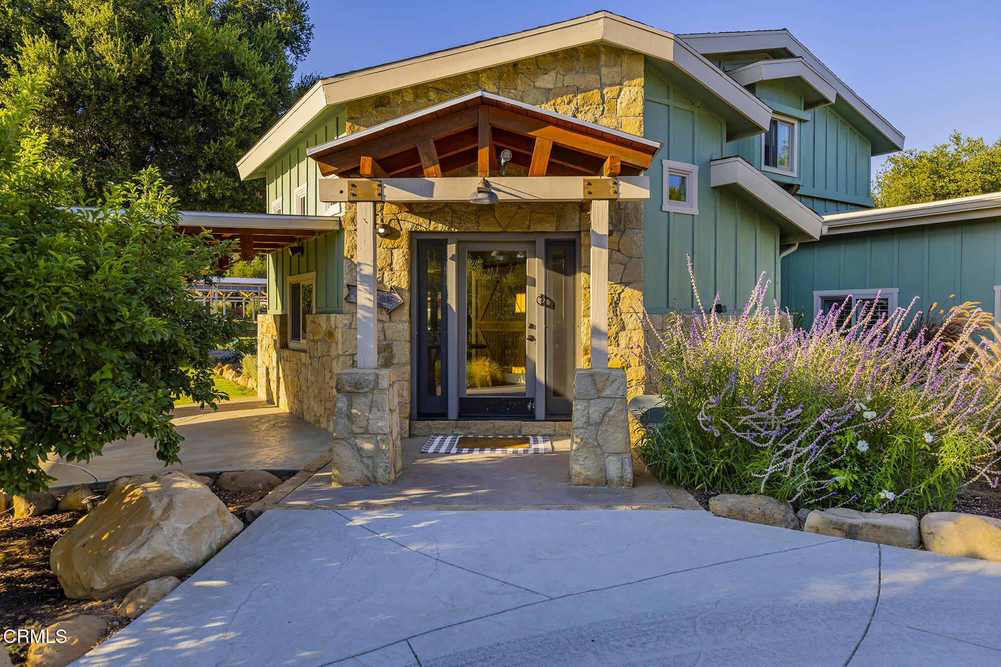 12475 Christmas Tree Road Ojai, CA 93023 - Photo 3 of 50 a front view of a house with garden