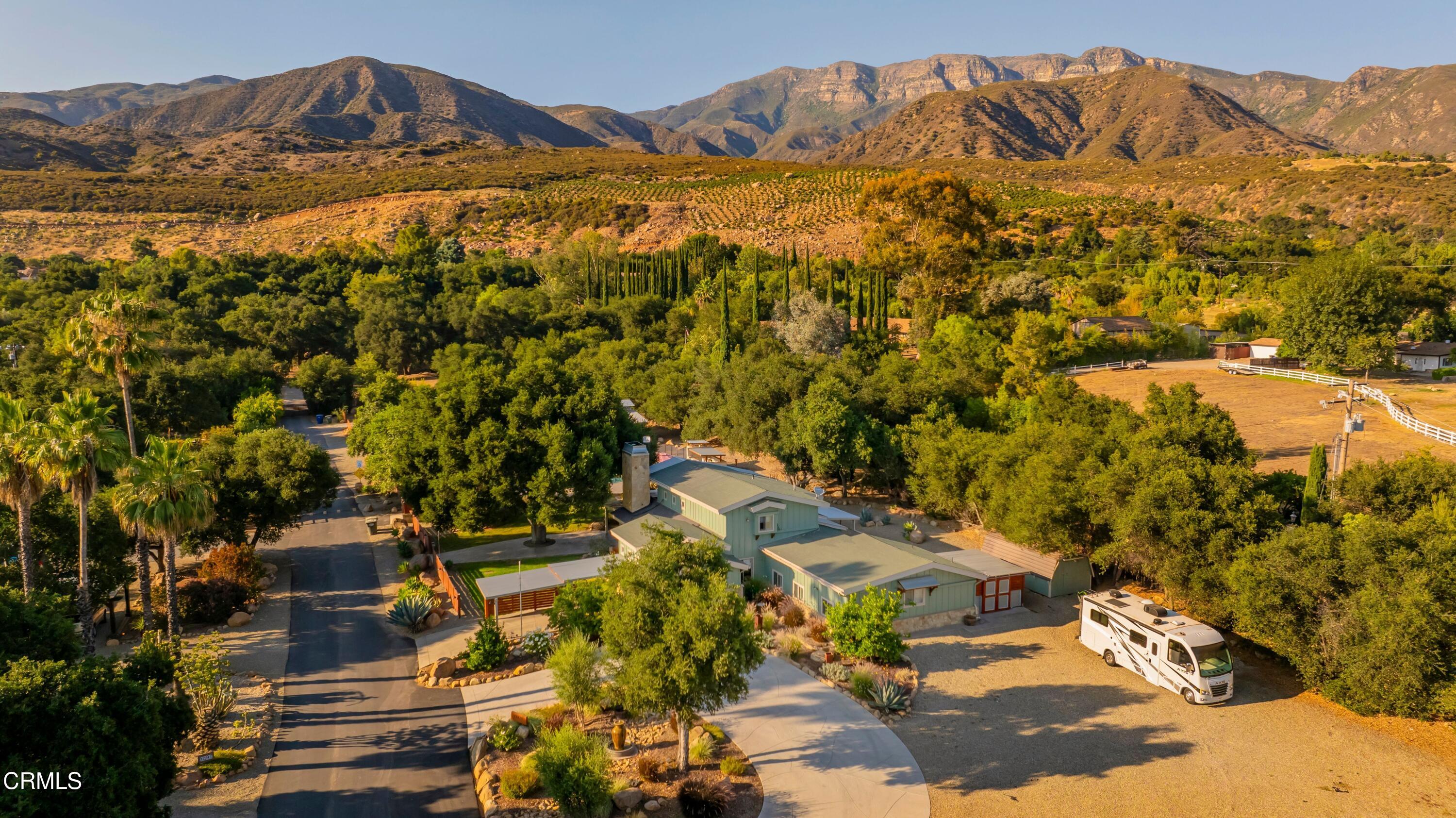 12475 Christmas Tree Road Ojai, CA 93023 - Photo 50 of 50 a view of a city with mountains in the background