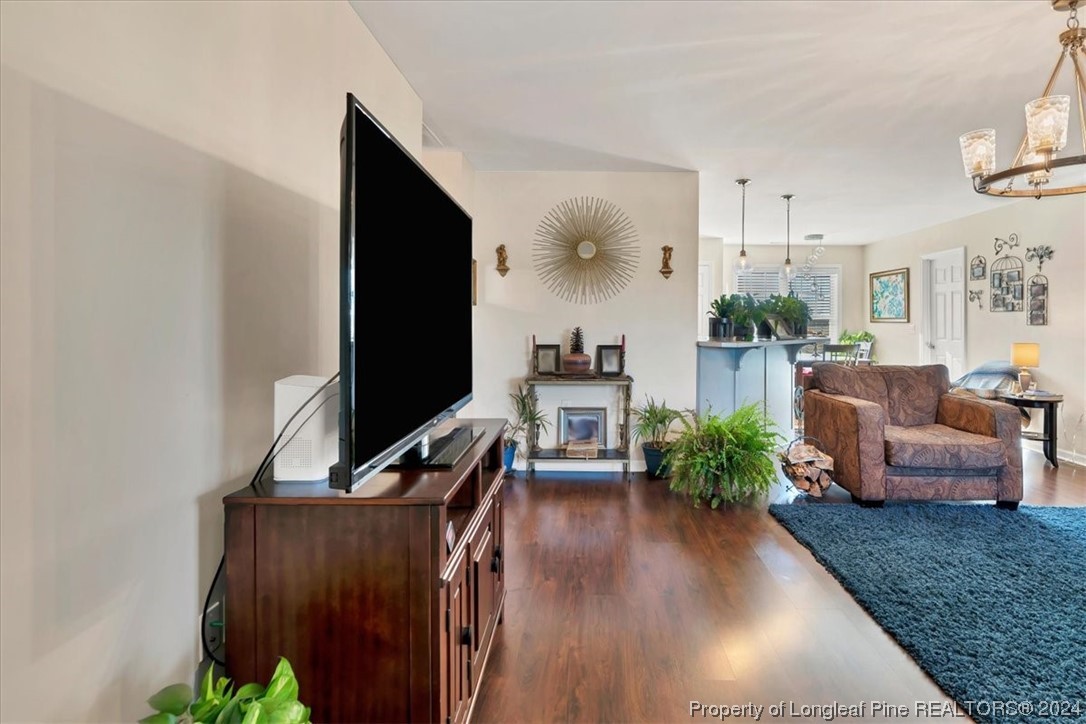 623 Hammonds Road Lumberton, NC 28360 - Photo 13 of 39 a living room with furniture and wooden floor