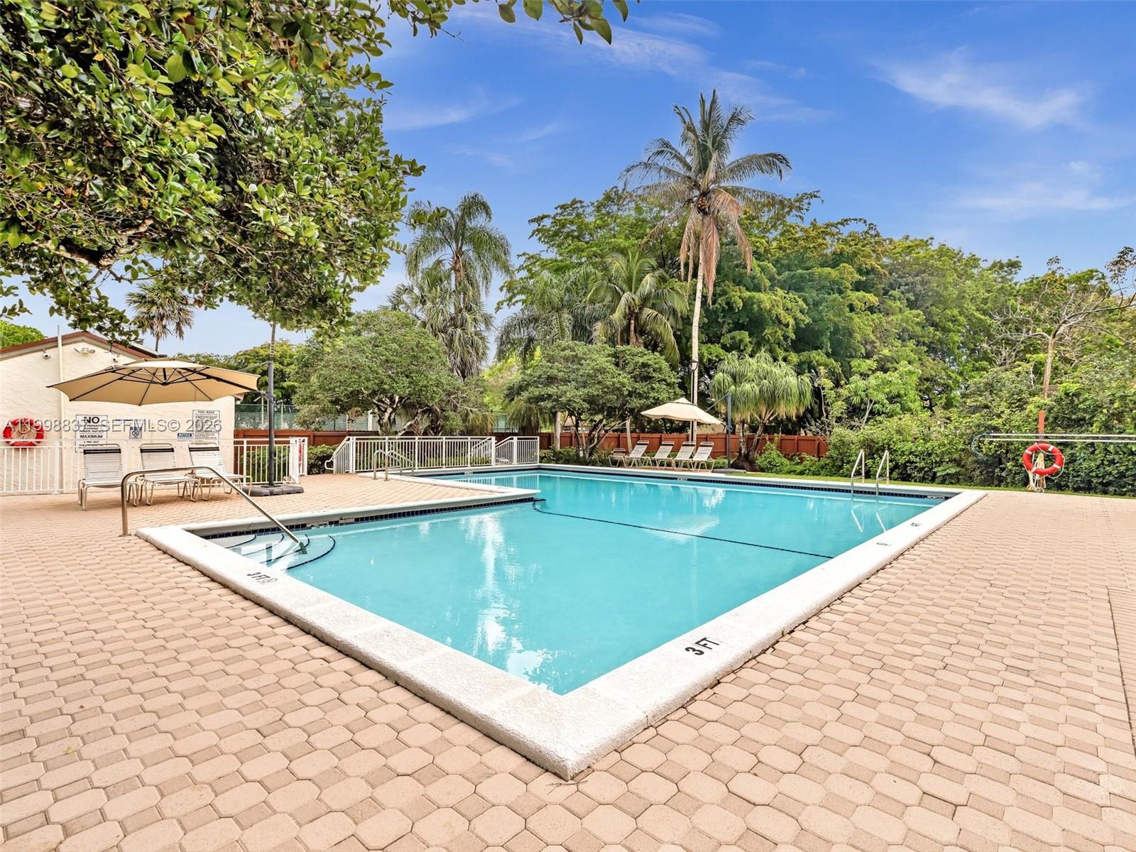 13406 Southwest 102nd Lane Miami, FL 33186 - Photo 37 of 47 a view of swimming pool with a patio