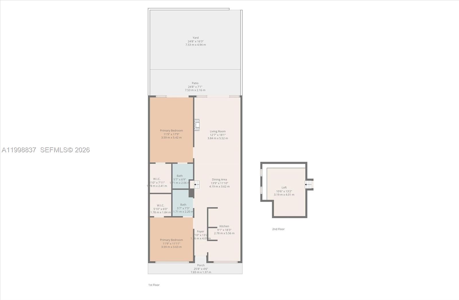 13406 Southwest 102nd Lane Miami, FL 33186 - Photo 46 of 47 a picture of a floor plan