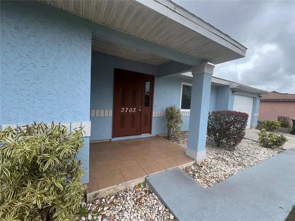a view of entryway with a flower pot