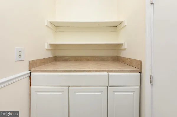 a close view of washer and dryer