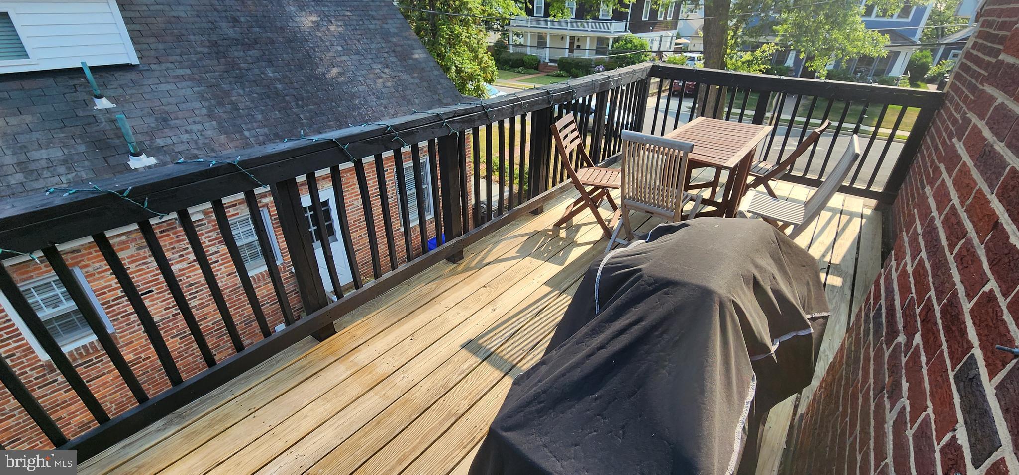 1227 North Utah Street, Unit 3 Arlington, VA 22201 - Photo 24 of 24 a view of balcony with wooden floor