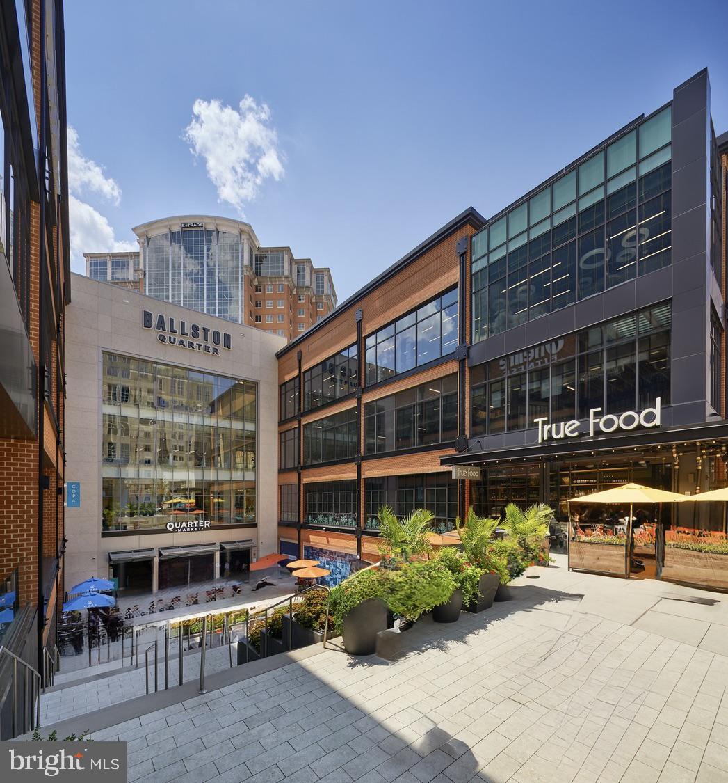 1227 North Utah Street, Unit 3 Arlington, VA 22201 - Photo 25 of 26 a front view of a building with garden