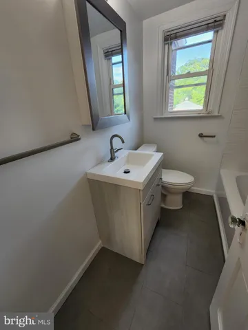 a view of a bathroom with a sink and a toilet