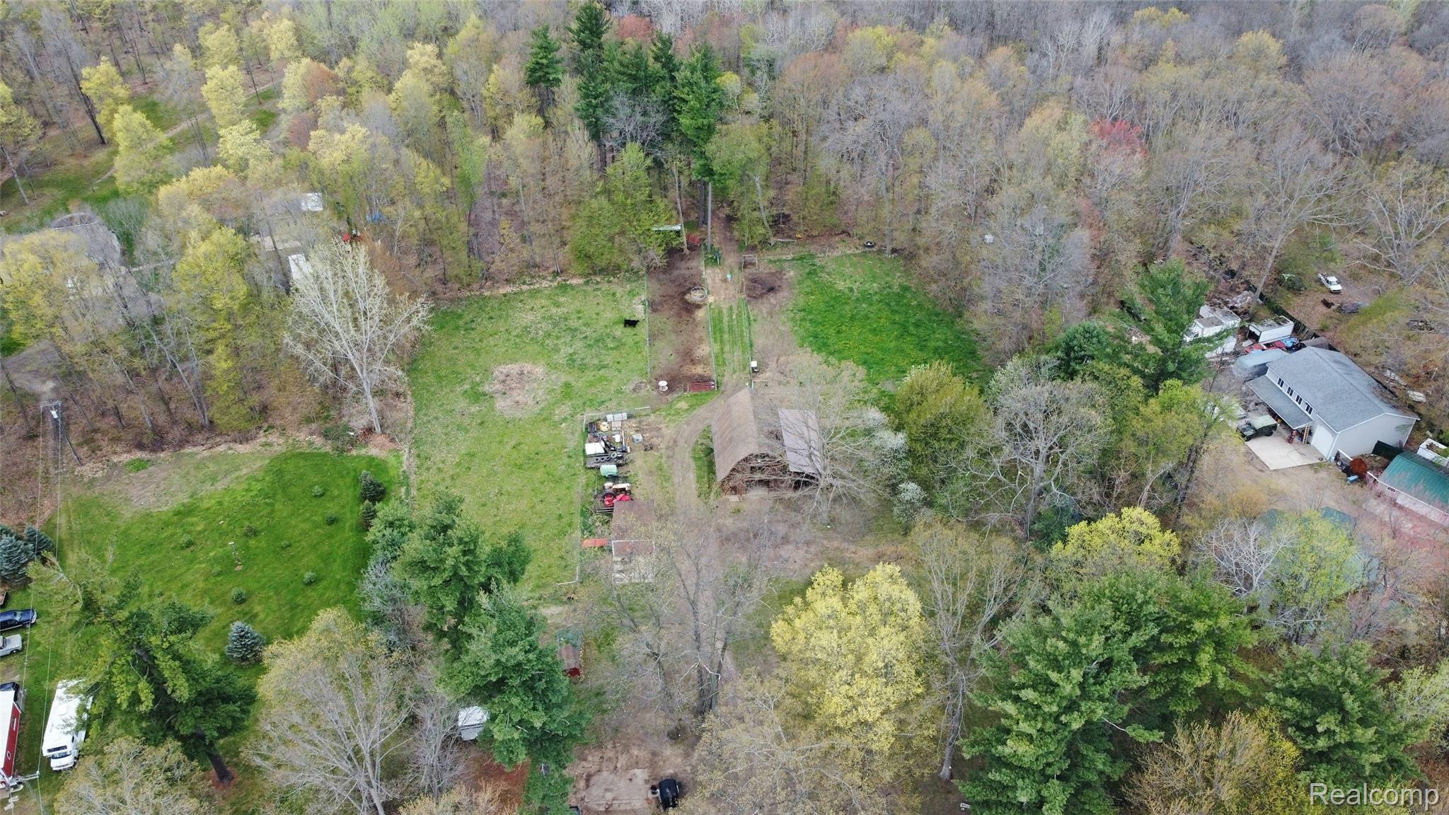 4095 Flint River Road Columbiaville, MI 48421 - Photo 59 of 84 60) Aerial Farm Fields.jpg