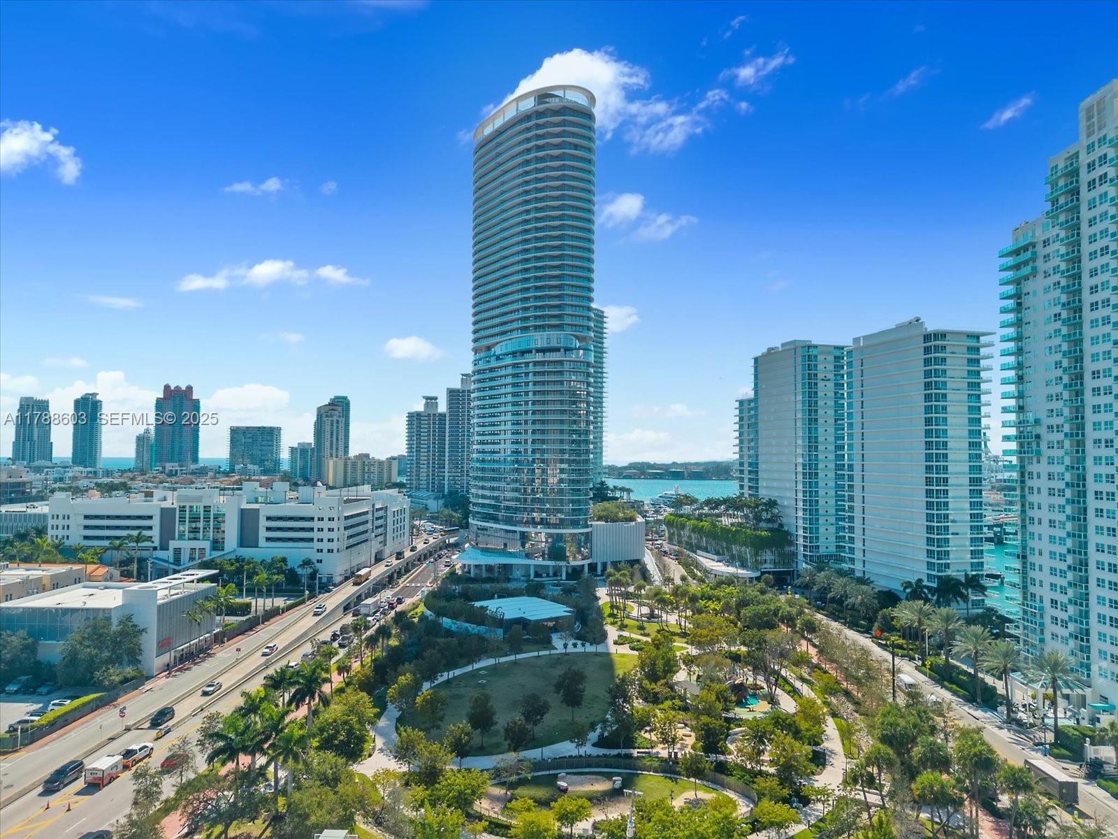 500 Alton Road, Unit 1105 Miami Beach, FL 33139 - Photo 65 of 69 a view of a city and tall buildings