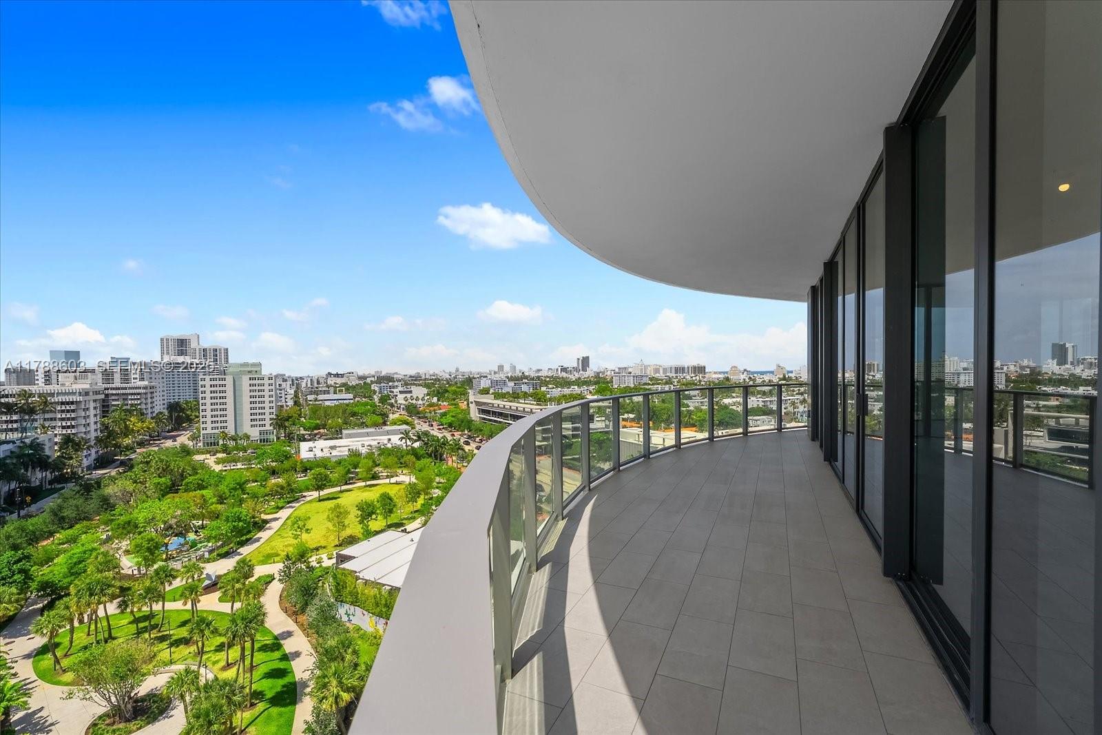 500 Alton Road, Unit 1105 Miami Beach, FL 33139 - Photo 10 of 69 a view of a balcony with a lake view