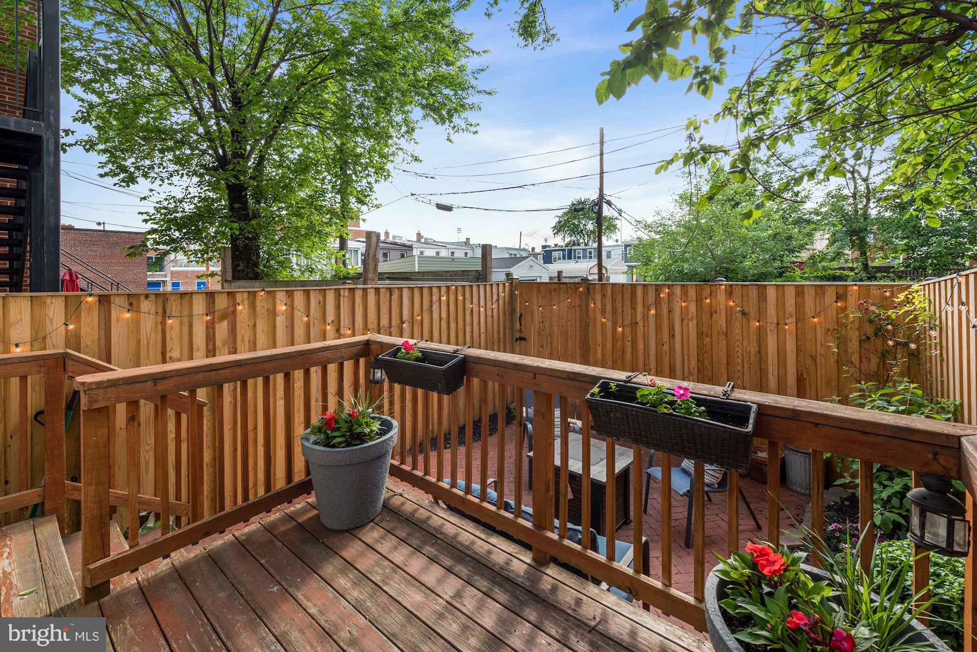 624 19th Street Northeast Washington, DC 20002 - Photo 2 of 32 Gorgeous backyard with a deck, patio & NEW FENCE!
