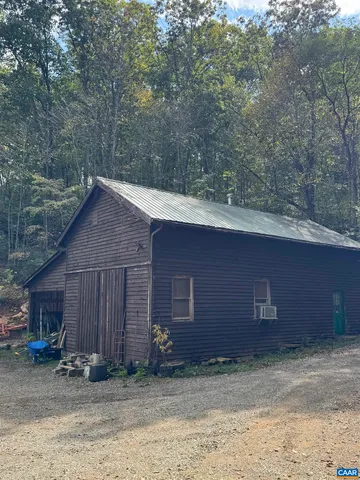 a backyard of a house