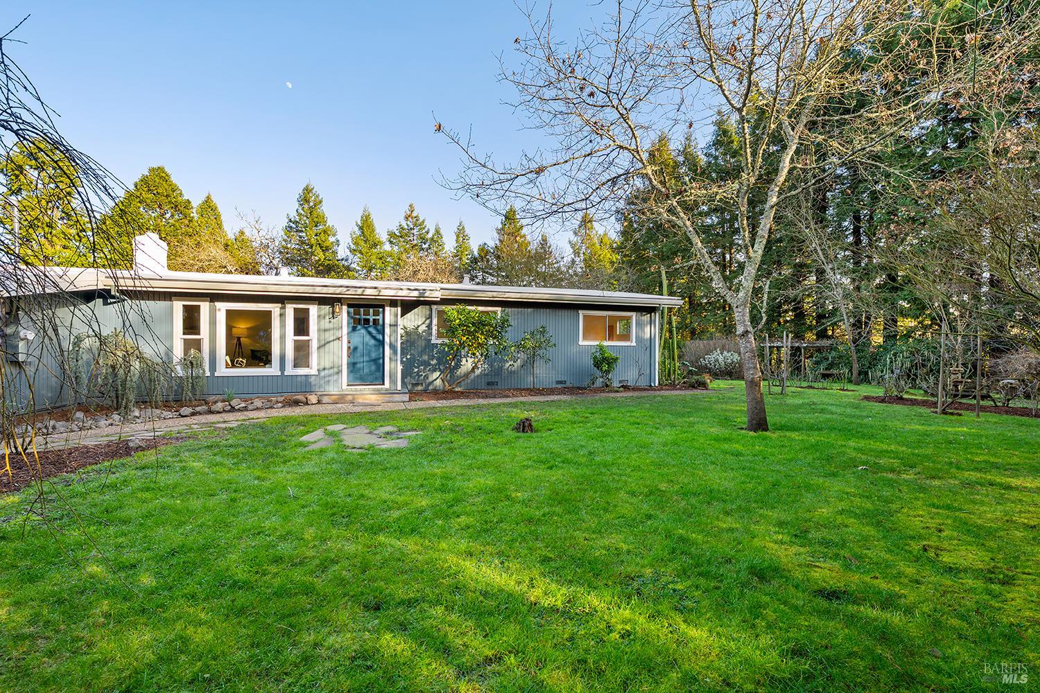 1417 Deer Lane Sebastopol, CA 95472 - Photo 65 of 66 front view of a house with a yard