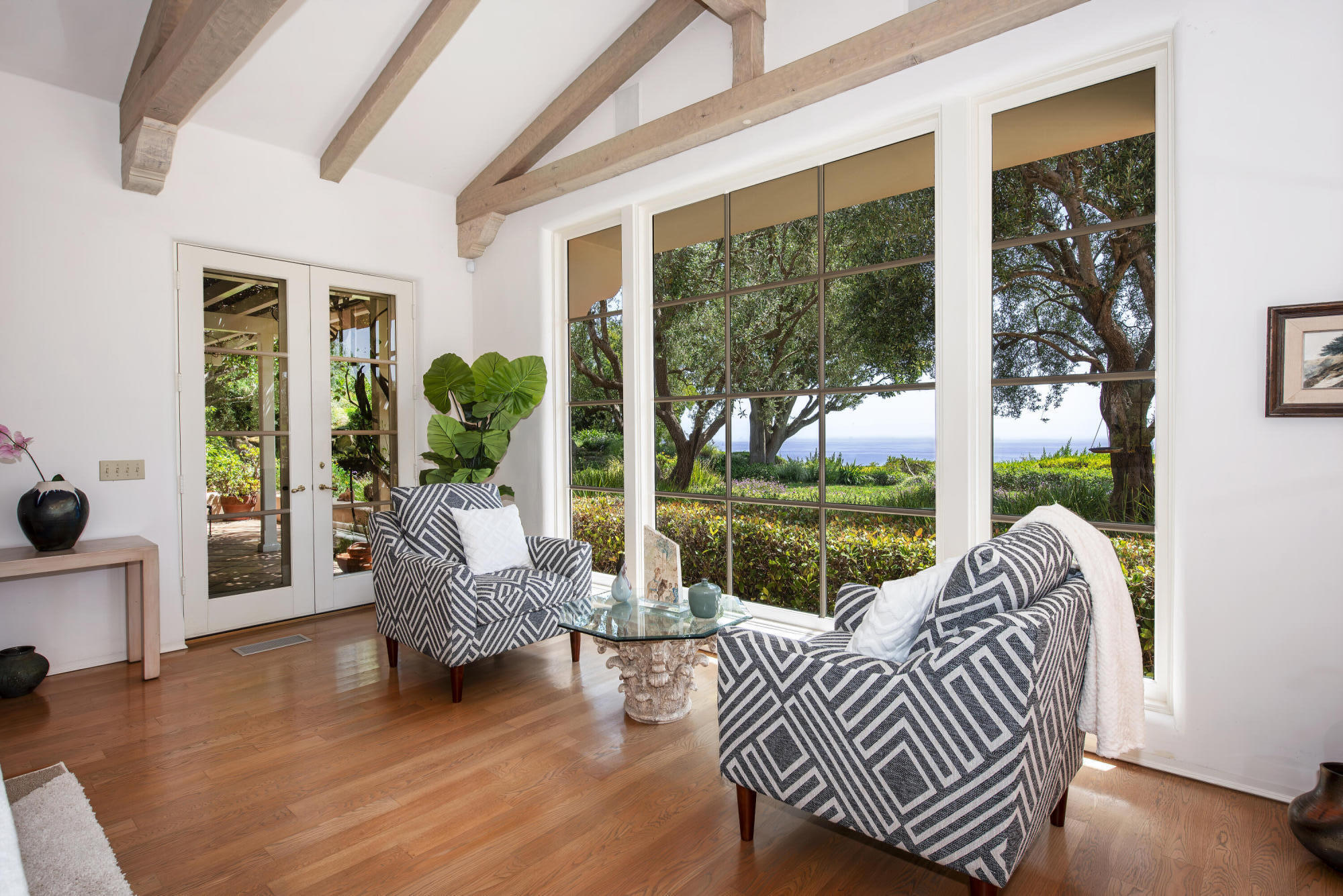 2240 Ortega Ranch Road Summerland, CA 93067 - Photo 15 of 87 a living room with patio furniture and a large window