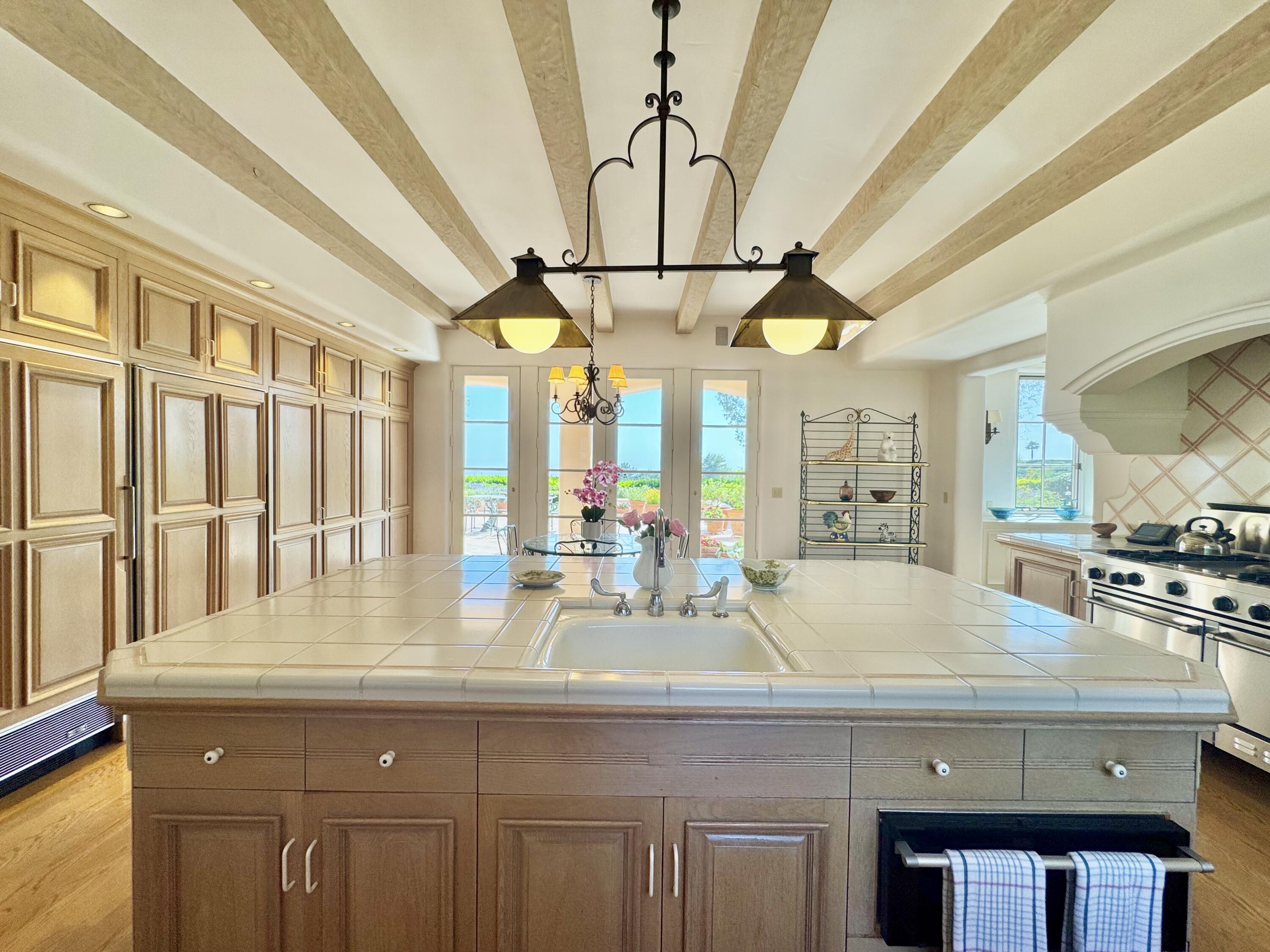 2240 Ortega Ranch Road Summerland, CA 93067 - Photo 34 of 87 a kitchen with a sink a counter space and stainless steel appliances
