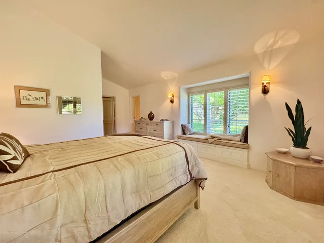 a view of backyard with green space