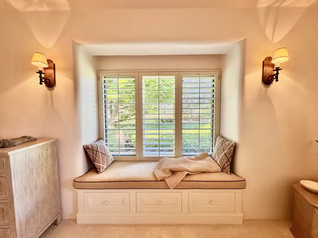 a view of a backyard of a house