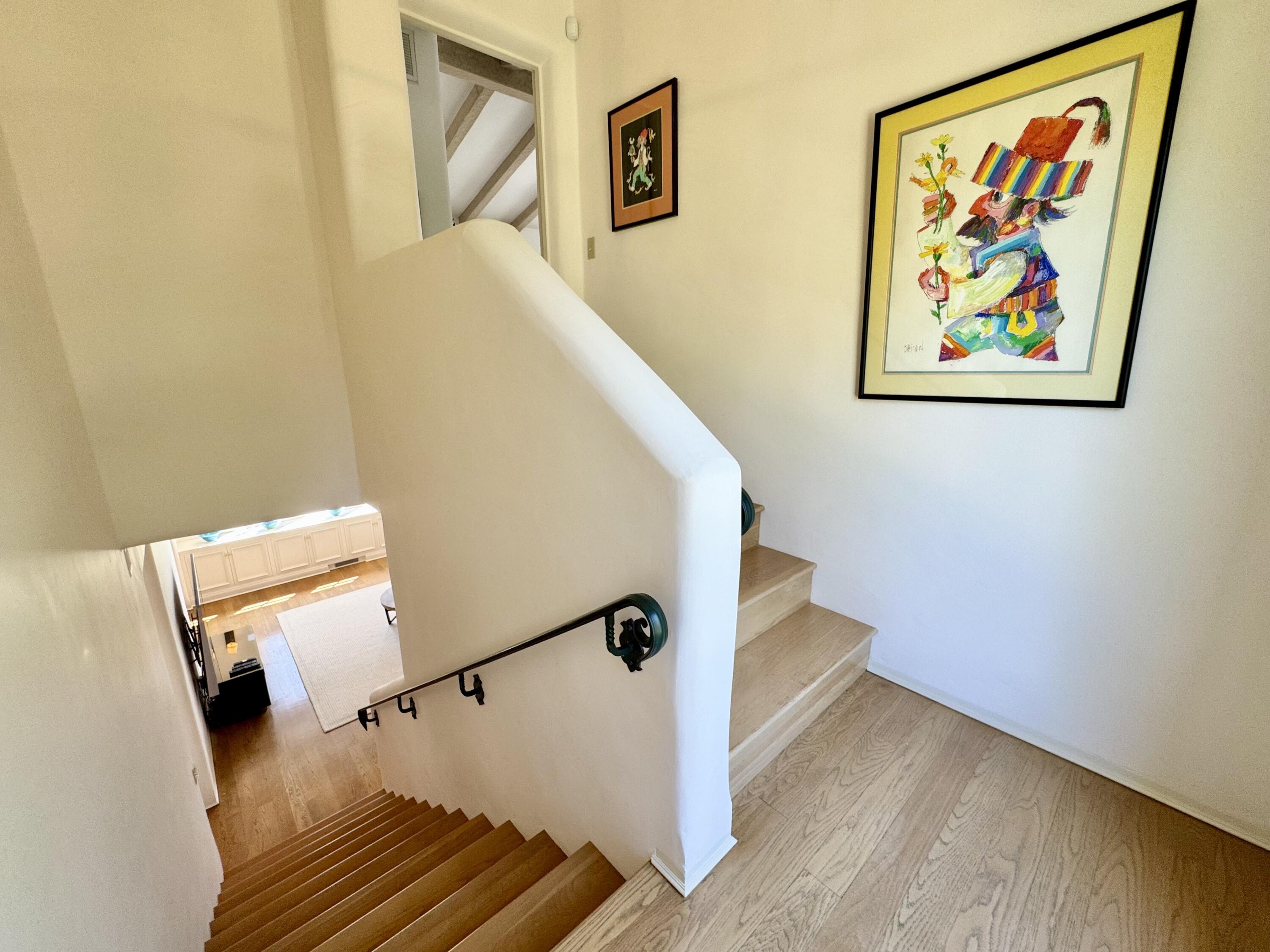 2240 Ortega Ranch Road Summerland, CA 93067 - Photo 58 of 87 a view of staircase with wooden floor