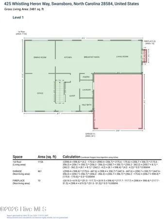 $450,000 | 425 Whistling Heron Way, Swansboro, NC 28584