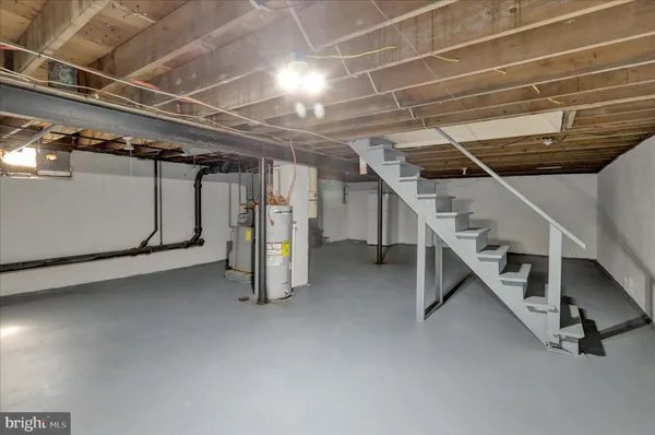 a view of storage and utility room