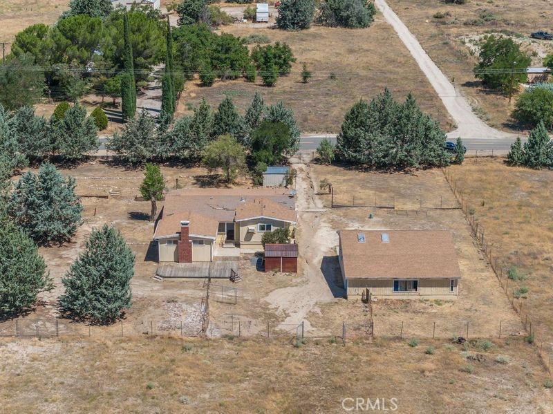 55743 Mitchell Road Anza, CA 92539 - Photo 41 of 46 an aerial view of a house with outdoor space and lake view
